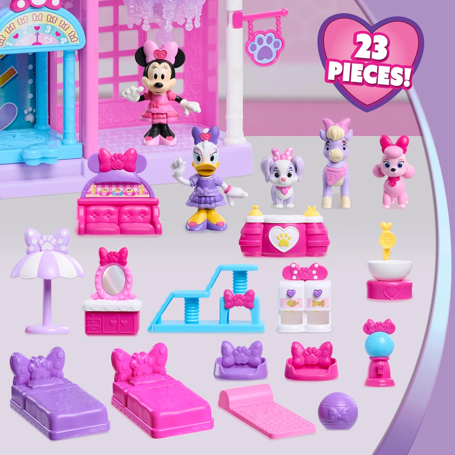 Disney Minnie Mouse Pet Hotel Playset 88329 - Colorland Toys