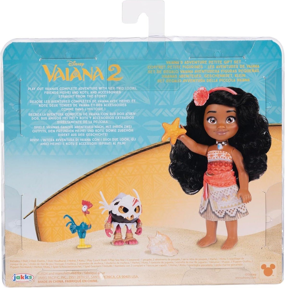 Disney Moana 2 Moana \u0026 Friends Pet Set 239764 | Colorland Toys, image size:1188x1200