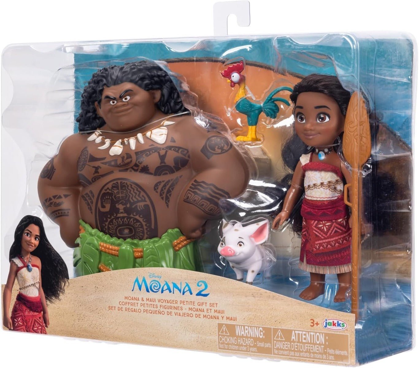 Disney Moana & Maui Petite Doll Set 237556 - Colorland Toys