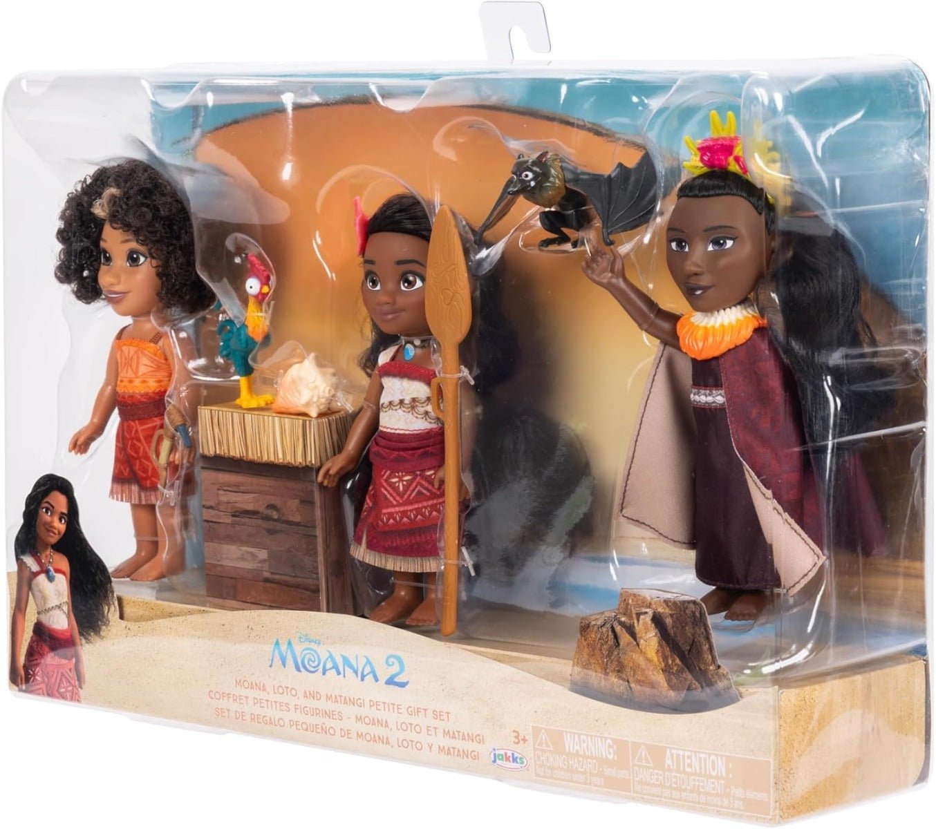 Disney Moana2 Moana & Fiends Petite Set 6 - Inch 237706 - Colorland Toys