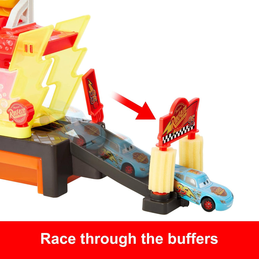 Disney Pixar Cars Color Changers Car Wash Playset with Lightning McQueen JBM70 — image 3
