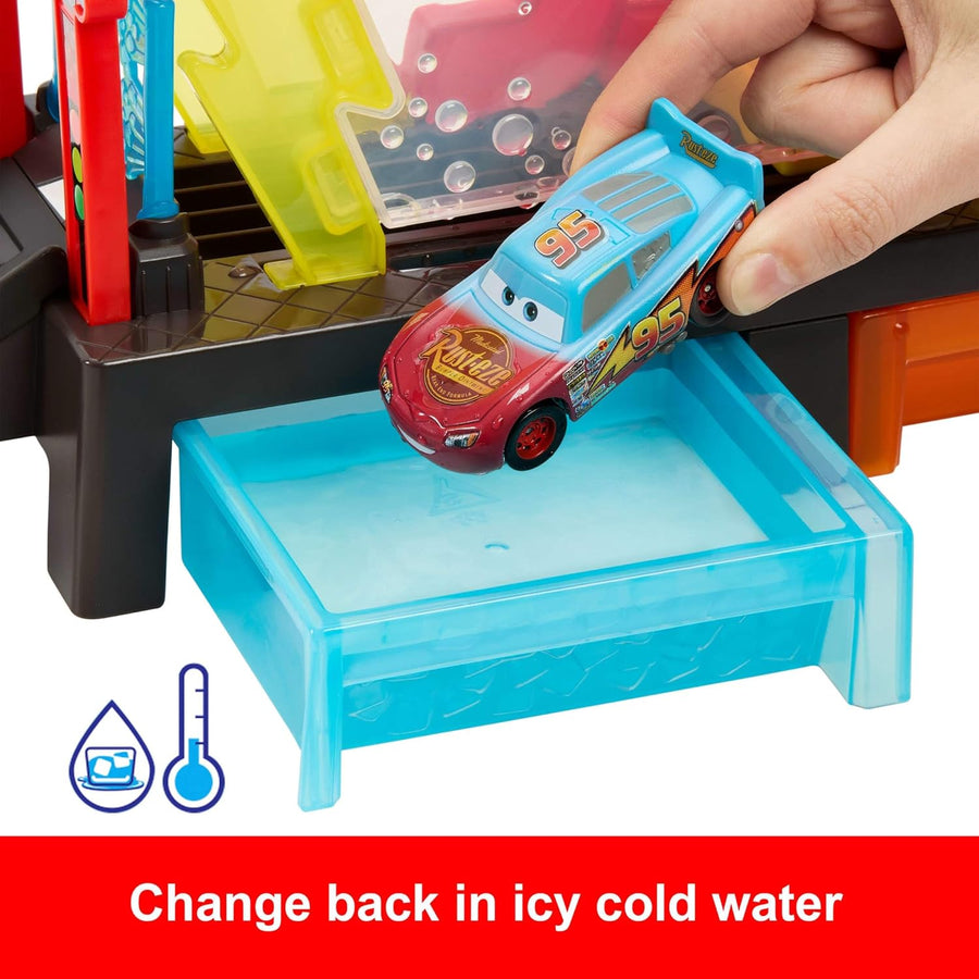 Disney Pixar Cars Color Changers Car Wash Playset with Lightning McQueen JBM70 — image 5