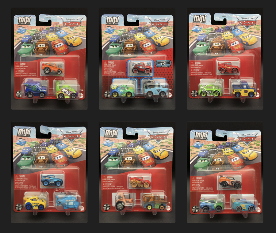 Disney Pixar Cars Mini Racers 3-Pack Asst. GKG01 — image 2