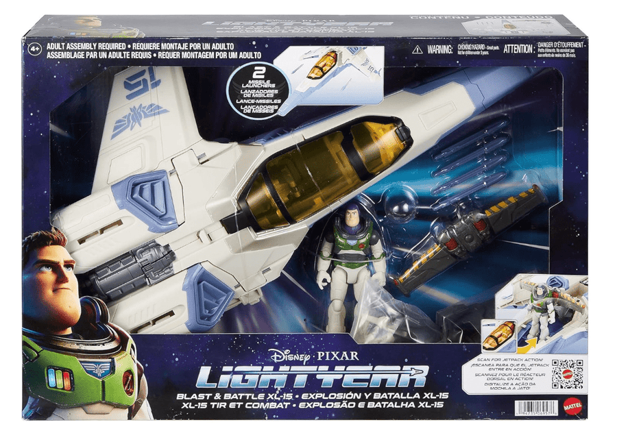 Disney Pixar Lightyear Blast & Battle Xl-15 Spaceship HHJ56 — image 1