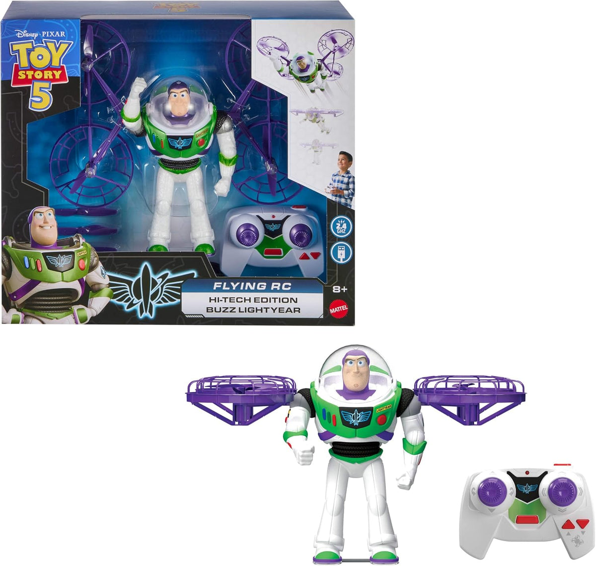 Disney Pixar Toy Story 5 Flying RC Buzz Lightyear  RC JKV53 — image 1