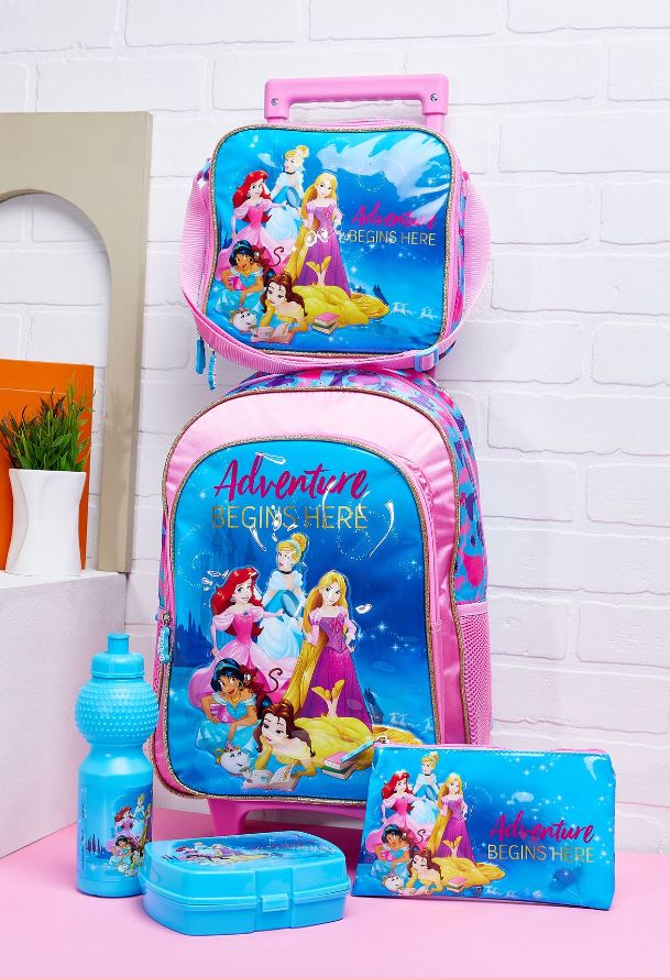 Disney Princess Adventure Begins Here 5 - in - 1 School Set 18inch TBT235IN1C38 - 18 - Colorland Toys
