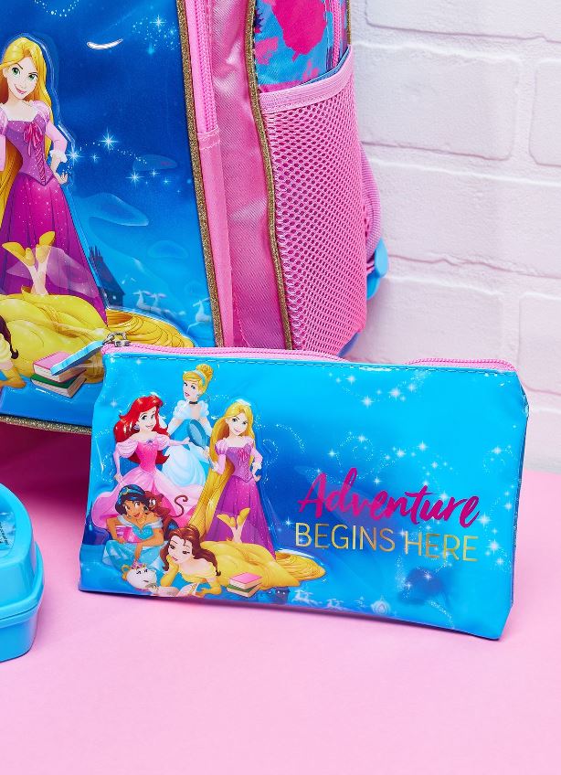 Disney Princess Adventure Begins Here 5 - in - 1 School Set 18inch TBT235IN1C38 - 18 - Colorland Toys