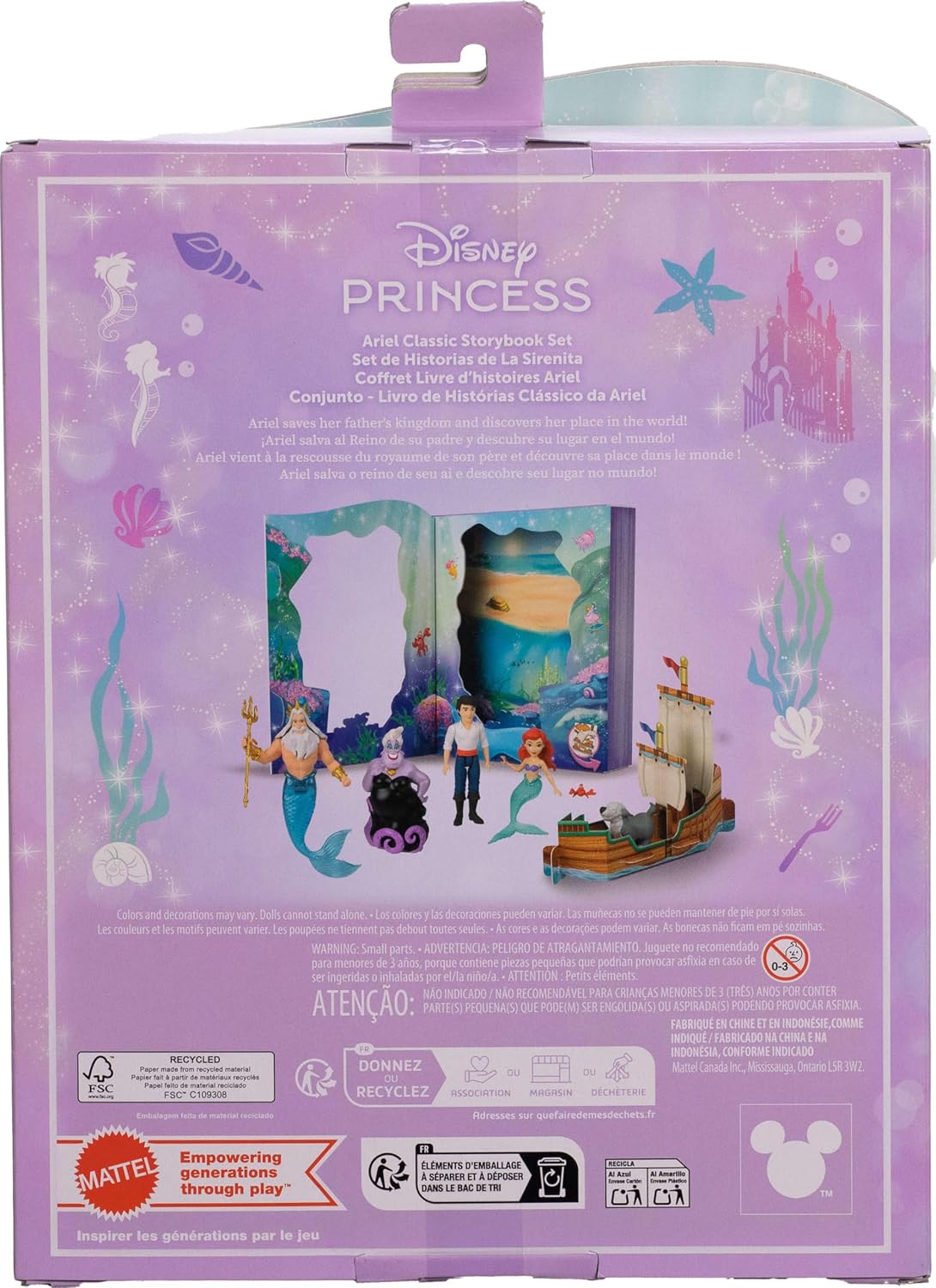 Disney Princess Ariel Classic Storybook Set JBL32 - Colorland Toys