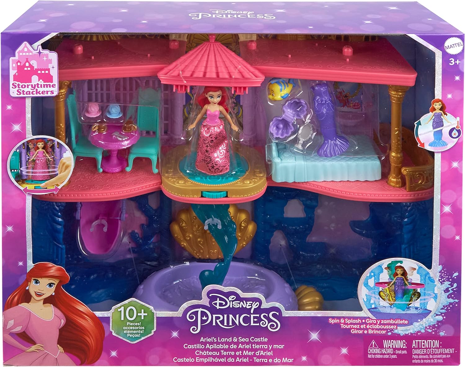 Disney Princess Ariel Deluxe Castle HLW95 - Colorland Toys
