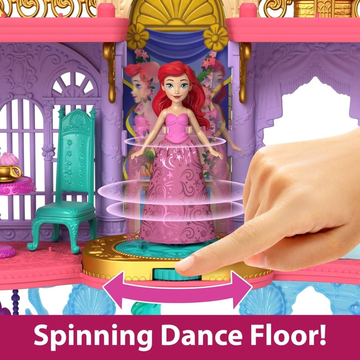 Disney Princess Ariel Deluxe Castle HLW95 - Colorland Toys