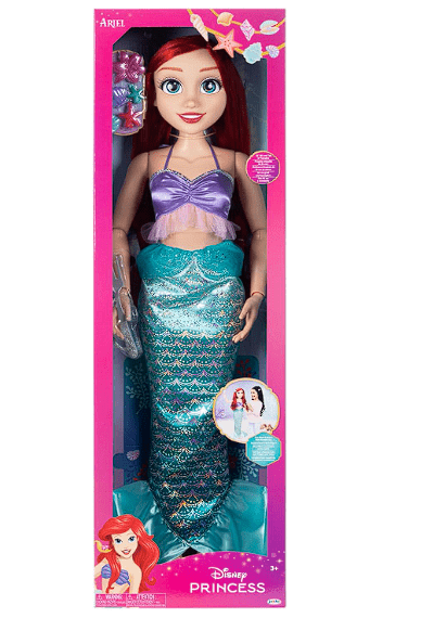 Disney Princess Ariel Doll Plydate With Accessories 32-Inch 237044 — image 1