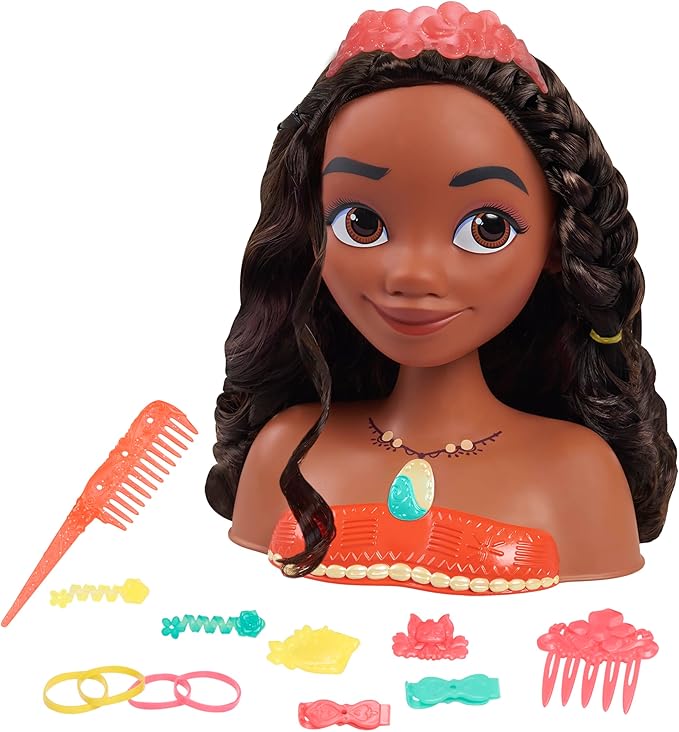 Disney Princess Basic Moana 2 Styling Head 87621 - Colorland Toys