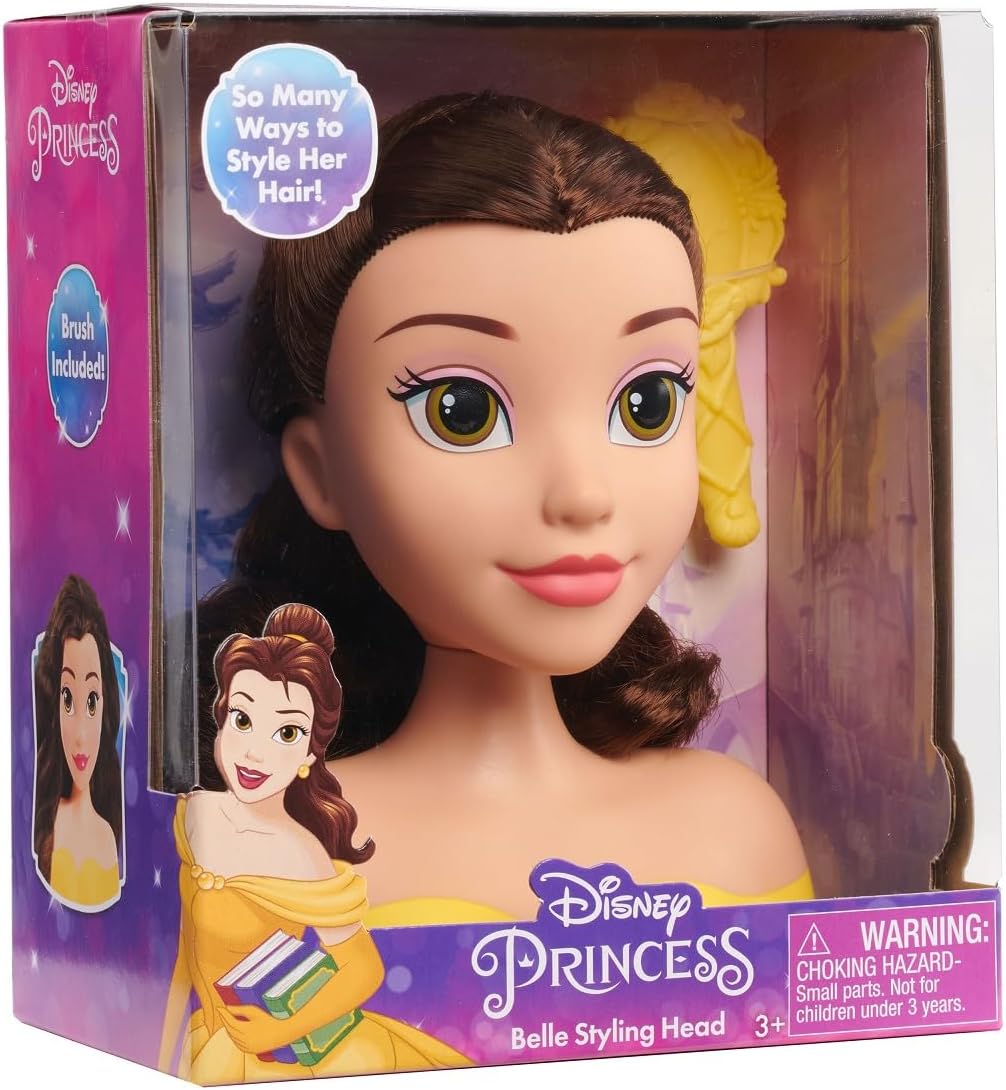 Disney Princess Belle Mini Styling Head - Colorland Toys