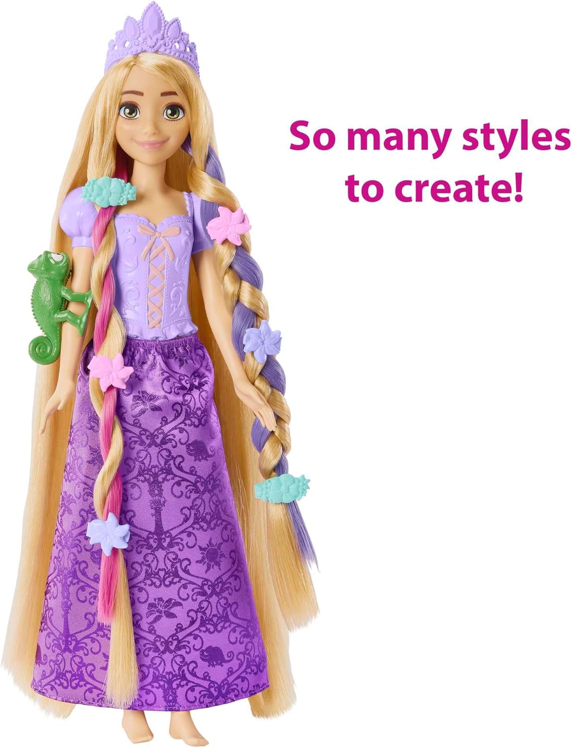Disney Princess Fairy - tale Color Change Hair Doll - Rapunzel HLW18 - Colorland Toys
