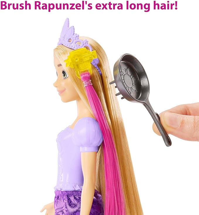 Disney Princess Fairy - tale Color Change Hair Doll - Rapunzel HLW18 - Colorland Toys