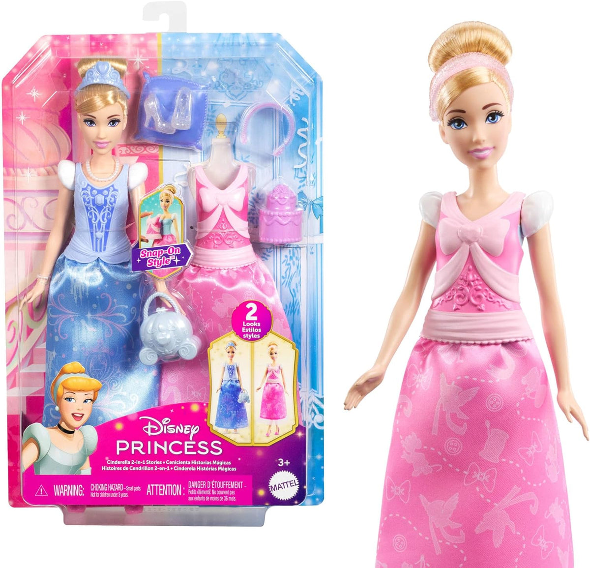 Disney Princess Fashion Doll Fashion Storytelling - Cinderella JCR95 - Colorland Toys