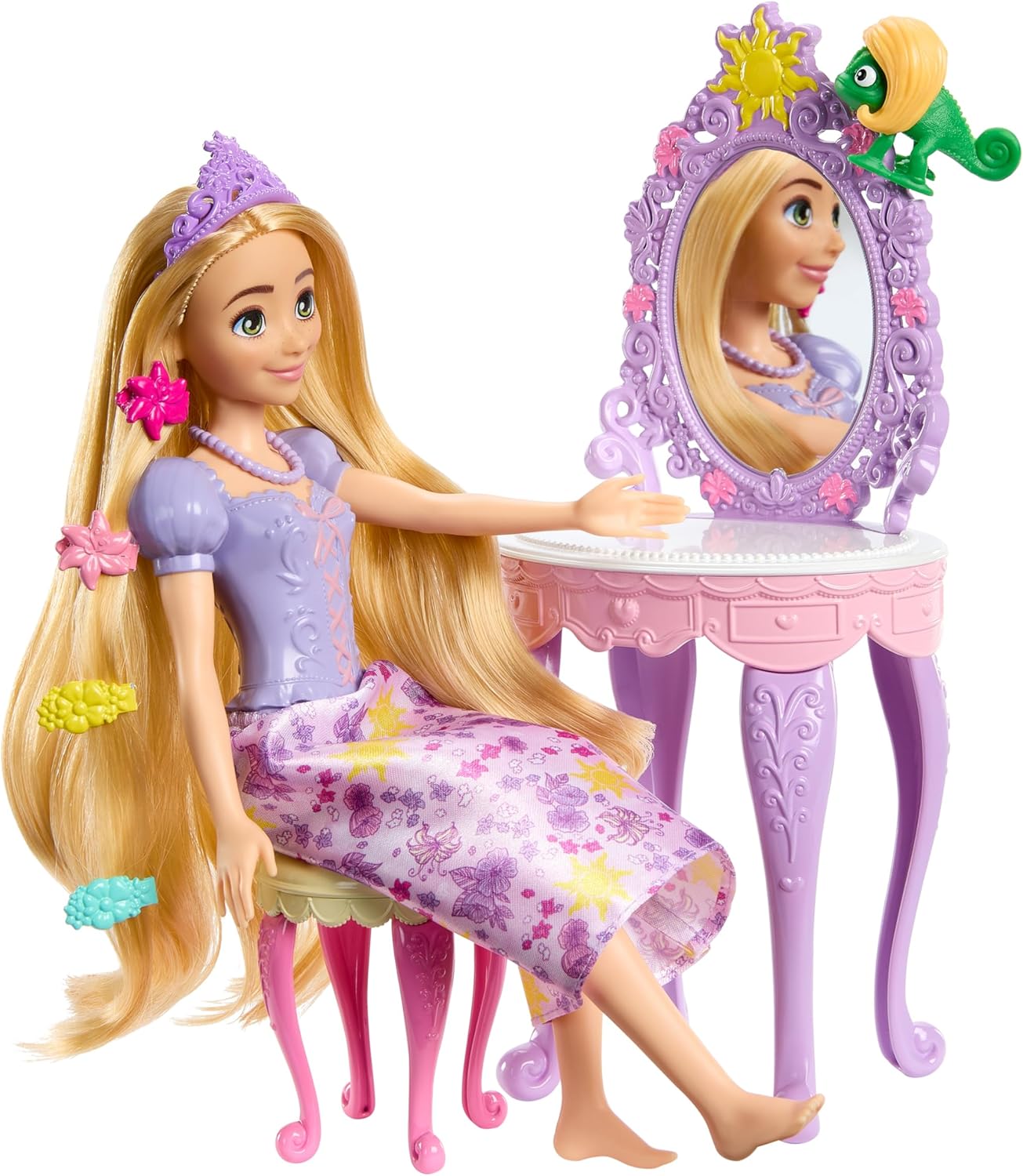 Disney Princess Fashion Doll Rapunzel's Vanity HLX28 - Colorland Toys