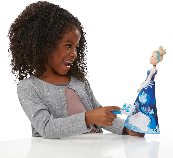 Disney Princess Magical Story Skirt Cinderella Doll B5295 – Water Wand Dress Reveal — image 3