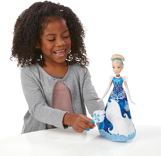 Disney Princess Magical Story Skirt Cinderella Doll B5295 – Water Wand Dress Reveal — image 6