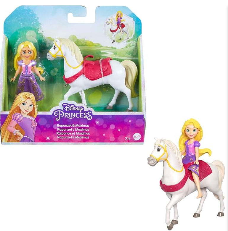 Disney Princess Rapunzel & Maximus Figure Pack of 2 HLW84 — image 1