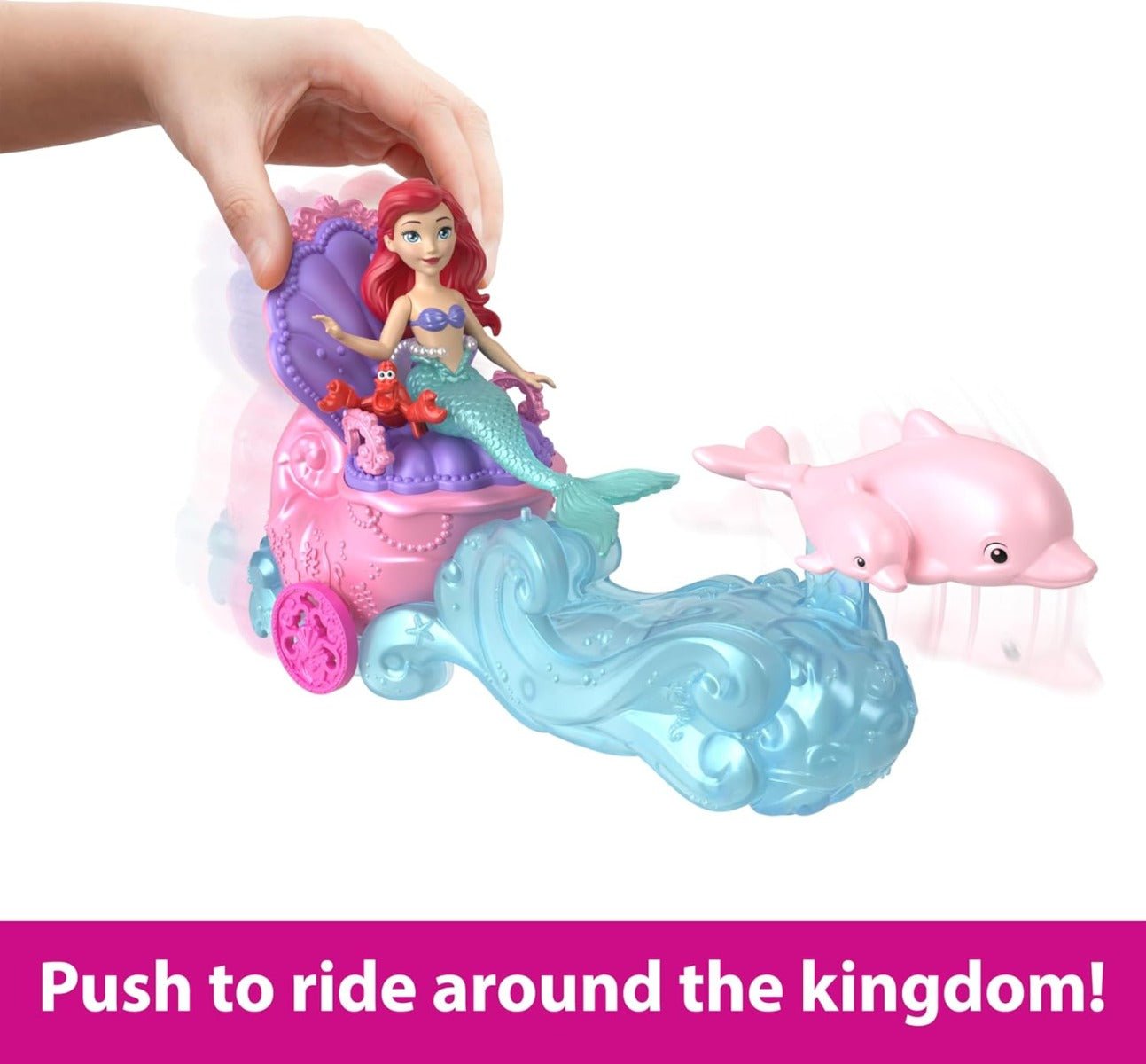 Disney Princess Small Doll - Ariel & Vehicle HLW87 - Colorland Toys