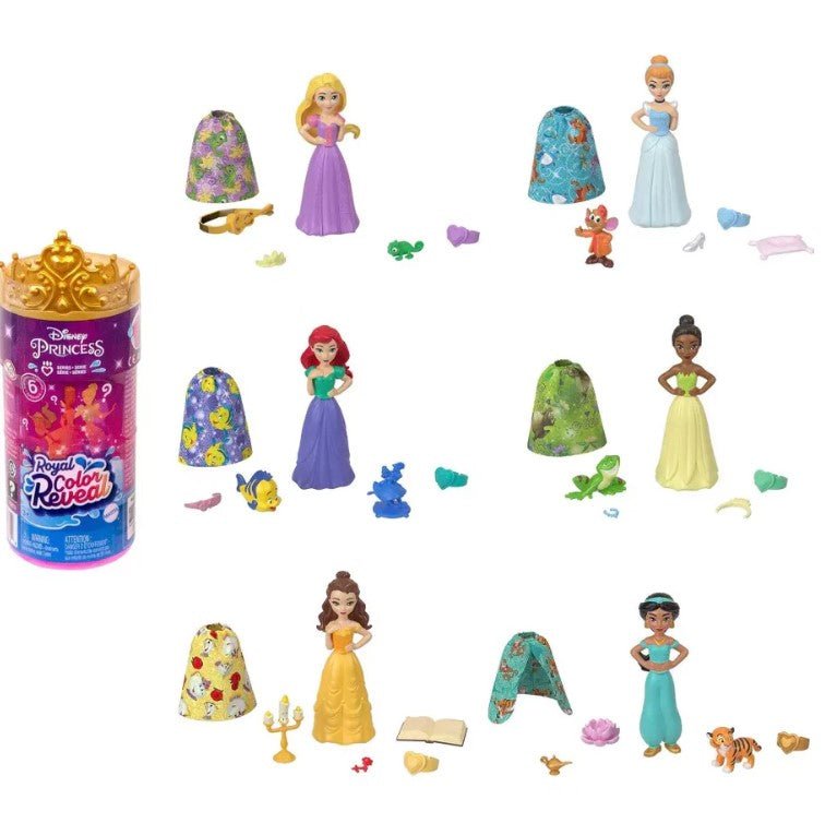 Disney Princess Small Doll - Royal Color Reveal Spring HMB69 — image 1