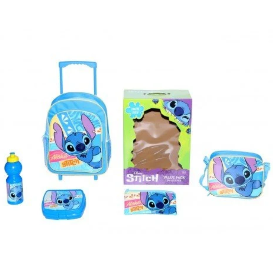 Disney Stitch 5 In 1 Trolley Bag 14-Inch FKVPT14-411 — image 1