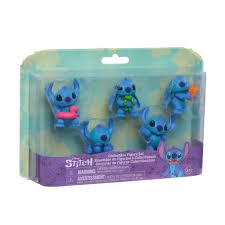 Disney Stitch 5 - Pack Collectible Mini Figure Set 46287 - Colorland Toys