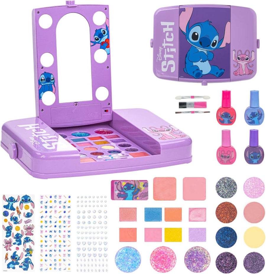 Disney Stitch Kids Makeup Set with Light-Up Mirror by Townley Girl — image 1