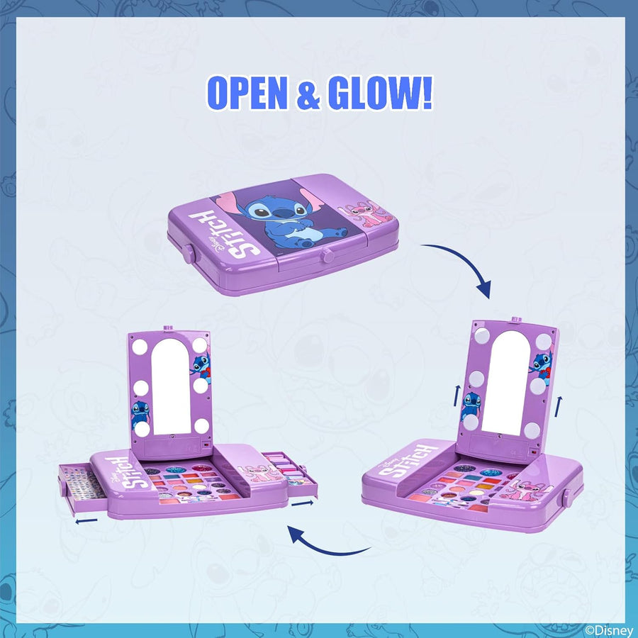 Disney Stitch Kids Makeup Set with Light-Up Mirror by Townley Girl — image 7