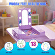 Disney Stitch Kids Makeup Set with Light-Up Mirror by Townley Girl