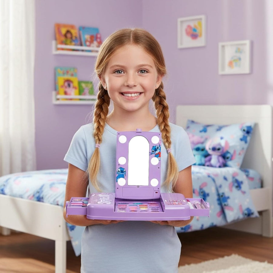 Disney Stitch Kids Makeup Set with Light-Up Mirror by Townley Girl — image 9