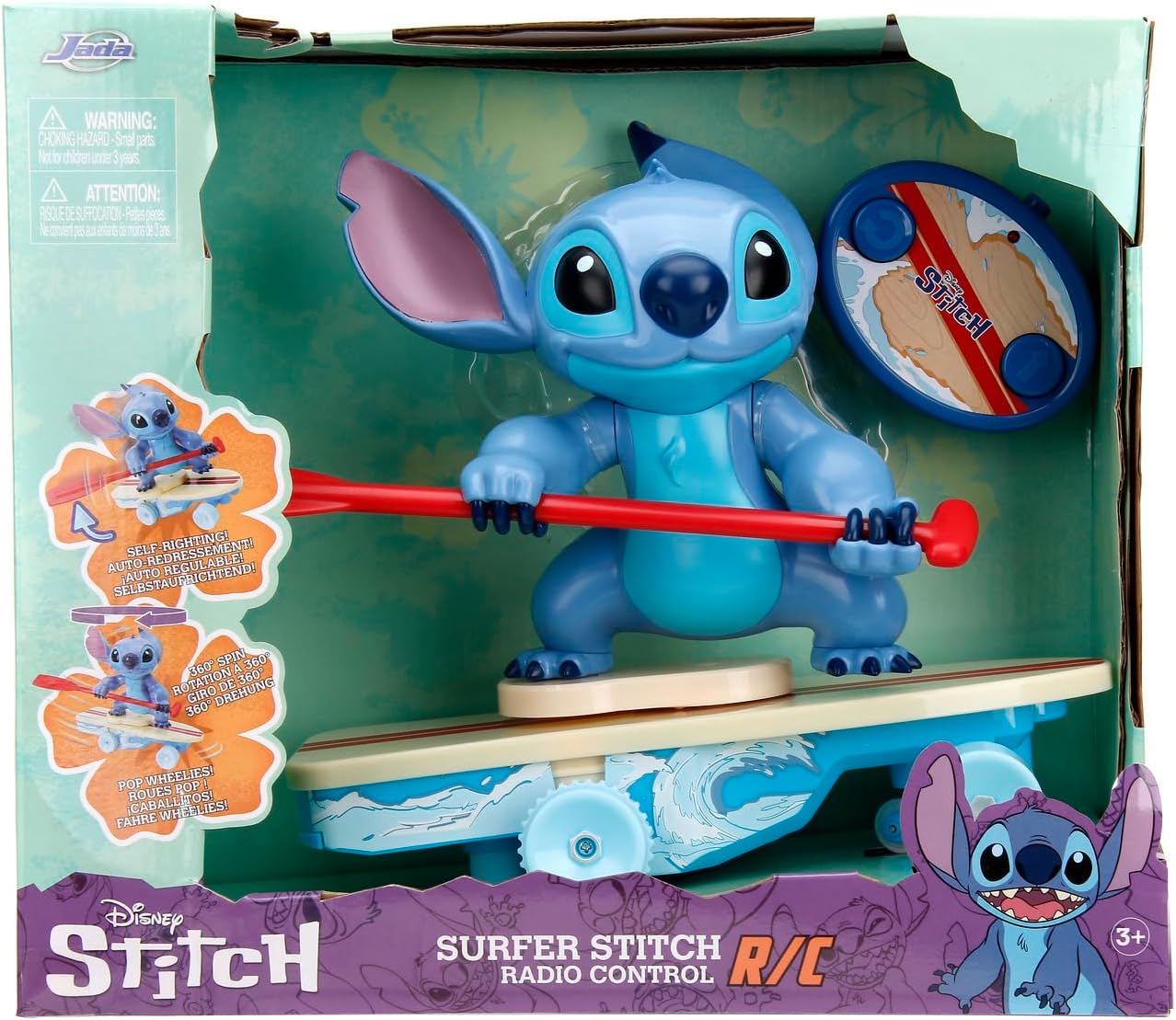 Disney Stitch Radio Control Surfer Stitch 25cm 253074009 - Colorland Toys