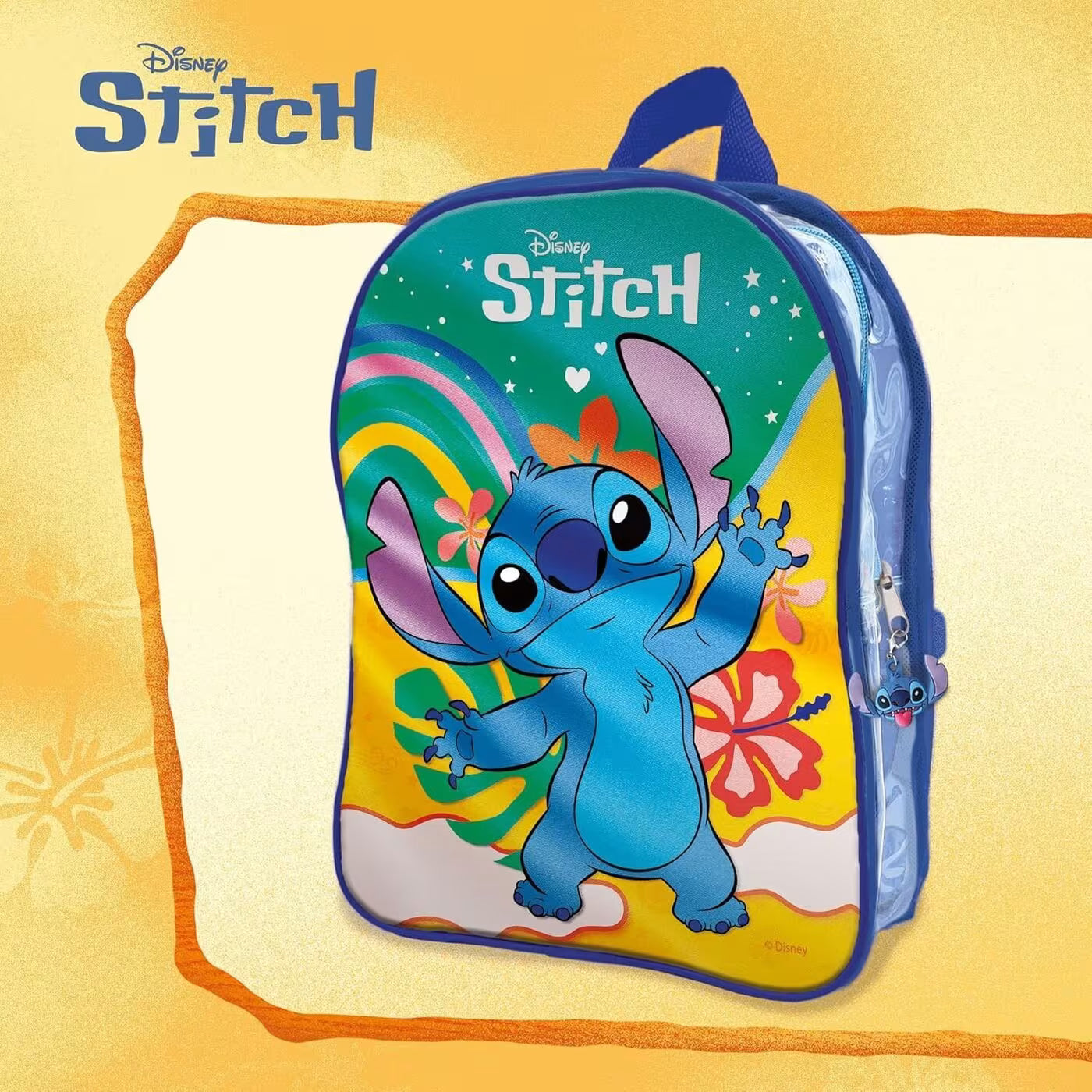 Stitch Colouring And Drawing Pop Up In A Backpack 110674 - Colorland Toys