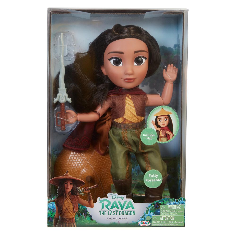 Disneys Raya and the Last Dragon Raya Toddler Doll Articulated 214544 - Colorland Toys