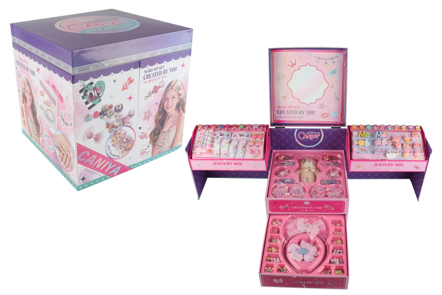 DIY Beads Jewellery Making Kit With Jewellery Box 955-32