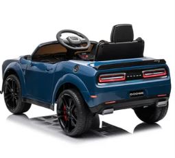 Dodge Challenger SRT Ride On Car 12V/2M, Blue - Colorland Toys