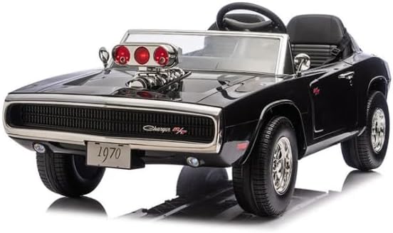 Dodge Charger Kids Ride On 12V Black PRK12