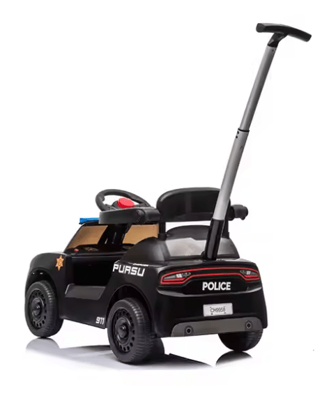 Dodge Charger Police Ride On Push Car Black CH9958 — image 4
