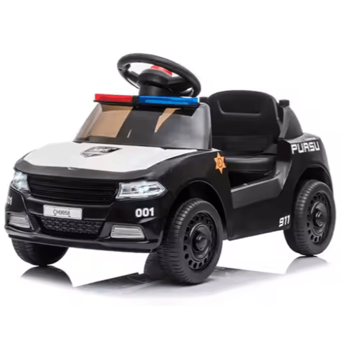 Dodge Charger Police Ride On Push Car Black CH9958 — image 5