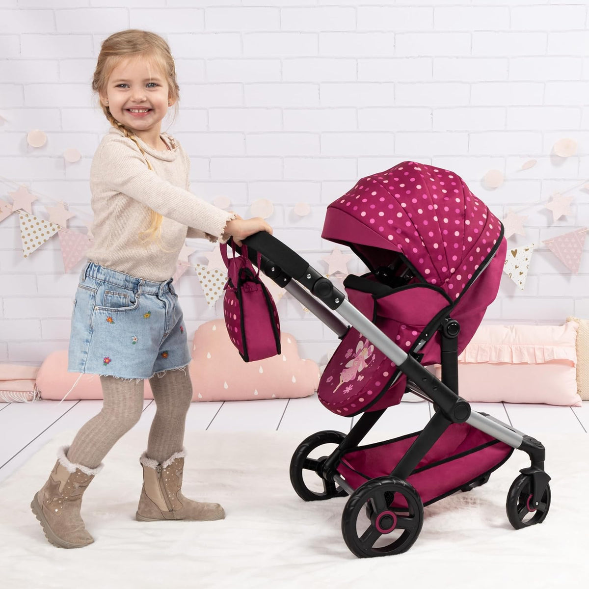 Dolls Pram Xeo Set 17067AB — image 4