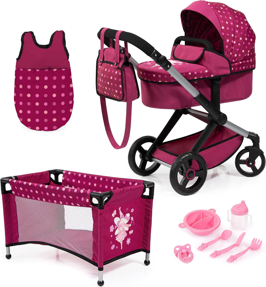 Dolls Pram Xeo Set 17067AB — image 1