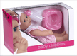 Dolls World Baby Dribbles Pink 30cm