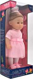 Dolls World Charlotte 14inch Soft Doll Sleeping Eyes With Hair & Accessories 78210