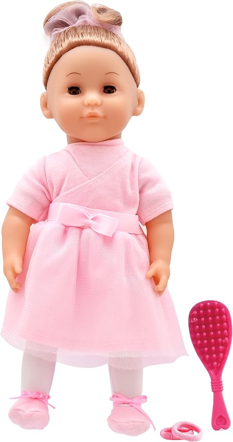 Dolls World Charlotte 14inch Soft Doll Sleeping Eyes With Hair & Accessories 78210 - Colorland Toys
