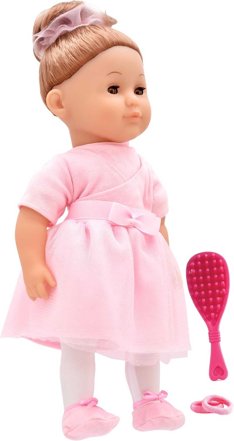 Dolls World Charlotte 14inch Soft Doll Sleeping Eyes With Hair & Accessories 78210 - Colorland Toys