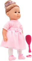 Dolls World Charlotte 14inch Soft Doll Sleeping Eyes With Hair & Accessories 78210