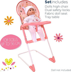 Dolls World Folding High Chair For Dolls 22inch 78704 - Colorland Toys