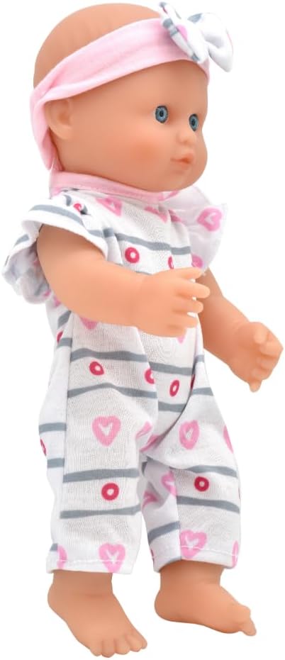Dolls World Little Poppets 10inch Dlx Twin Bathable Vinyl Doll 78002 - Colorland Toys