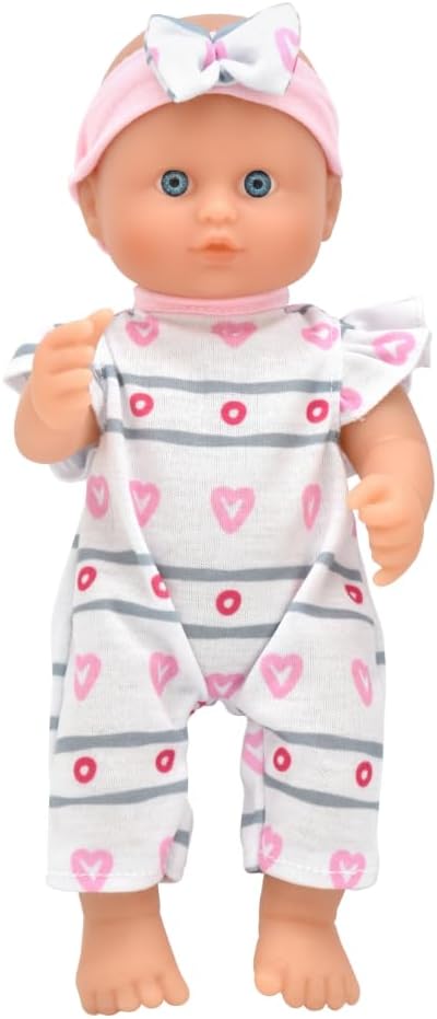 Dolls World Little Poppets 10inch Dlx Twin Bathable Vinyl Doll 78002 - Colorland Toys